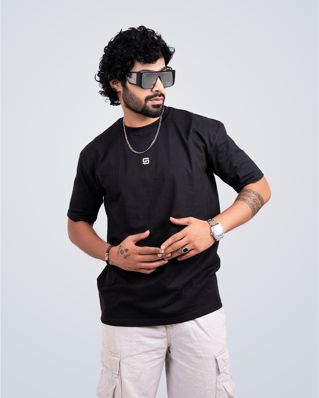 Black Oversized T-Shirt