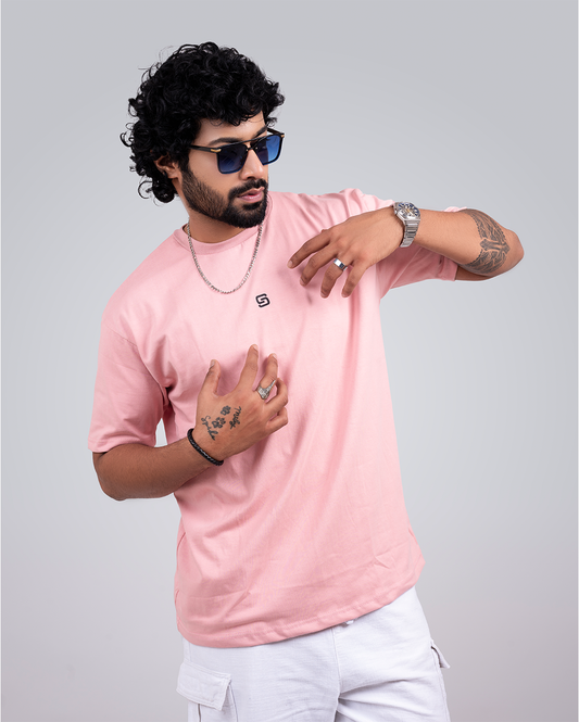 PINK PLAIN T-SHIRT