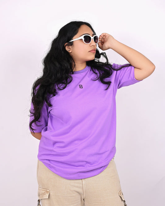 LAVENDER PLAIN T-SHIRT